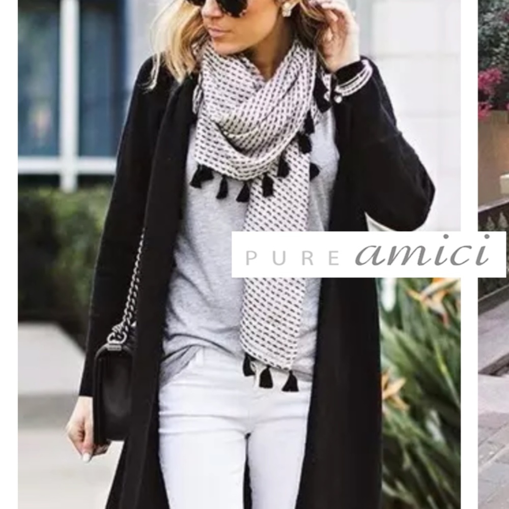 Pure Amici Grey zip up cashmere cardigan hoodie, XS, LG1240